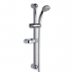 BARRE DOUCHE CHROME+DOUCHETE +PORTE SAVON PD074